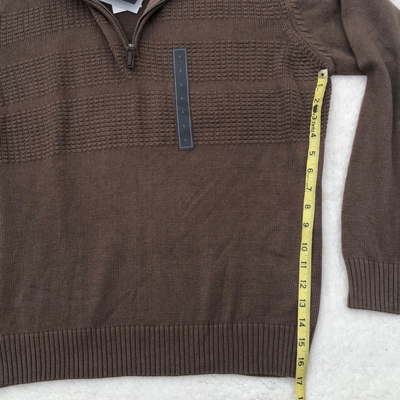 Tricots St. Raphael Pullover Soft Sherpa Collar Deadstock 1/4 Zip Sweater L - Picture 5 of 7